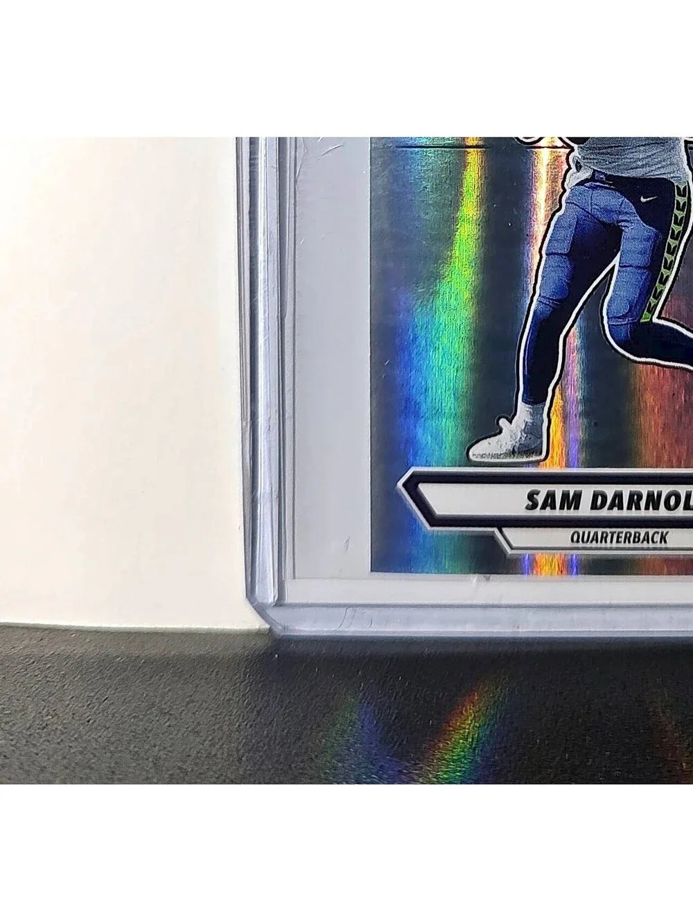 Sam Darnold 2025 Panini NFL #535 Foil Sticker Seattle Seahawks